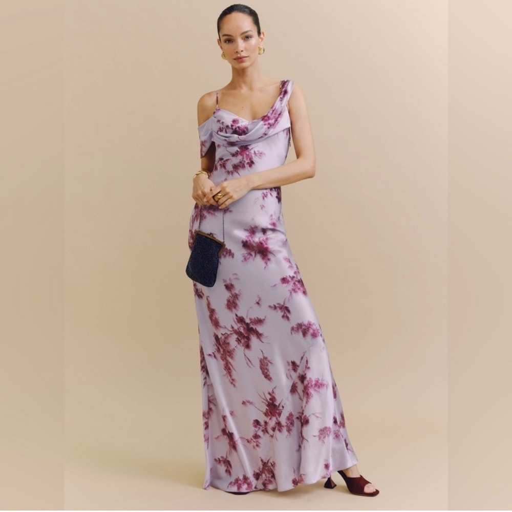 NWT Reformation Ronda Silk Dress Sz 10